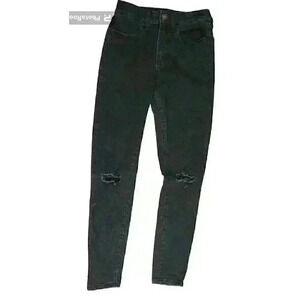 So Womens Jeans Size 7 Ultimate Curvy Jegging Super High Rise Distressed Skinny